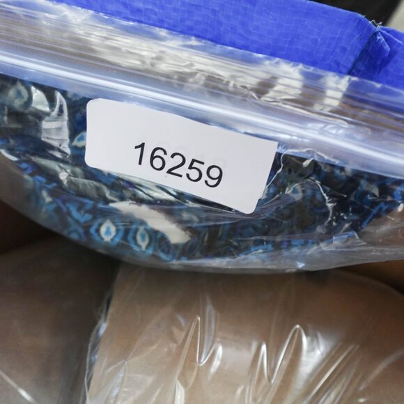 Womens Top Medium Blue Sheer Boxy Flowy Romantic Statement Artsy Indie - Picture 13 of 13